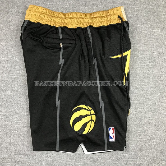 Short Tornto Raptors Ville Just Don 2021-22 Noir